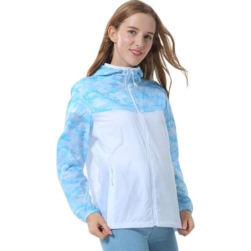 Windbreaker Women Fishing Jacket Sports Ultralight Anti-UV Waterproof Sunscreen Womens Fishing Outerwear Jacket