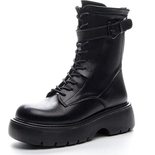 娆芷柔 Women's High Boots