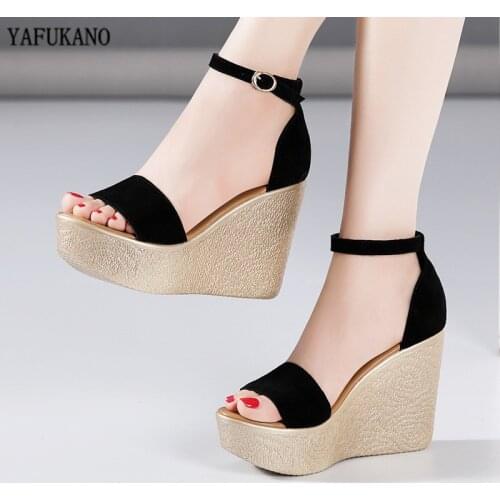 YAFUKANO Women's Wedge Ankle Boots