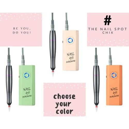 1Pcs（30000RPM）Portable Mini Electric Drill Nail USB Rechargeable Machine Professional Nail Polisher Nail Drill Pen