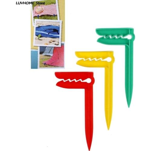 1PC Beach Towel Clip Camping Mat Clip Outdoor Clothes Pegs For Sheet Holder Towel Clips Clamp Beach Towels 15.2x7.4x2.9cm