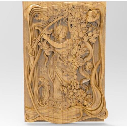3d STL Model for CNC Router 3D Printer Artcam Aspire Bas Relief - Beauty Women