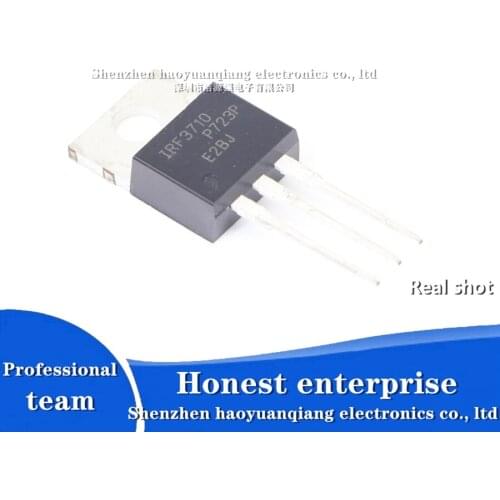 1PCS IRF3710PBF IRF3710 TO-220 N-channel 100V/57A in-line MOSFET