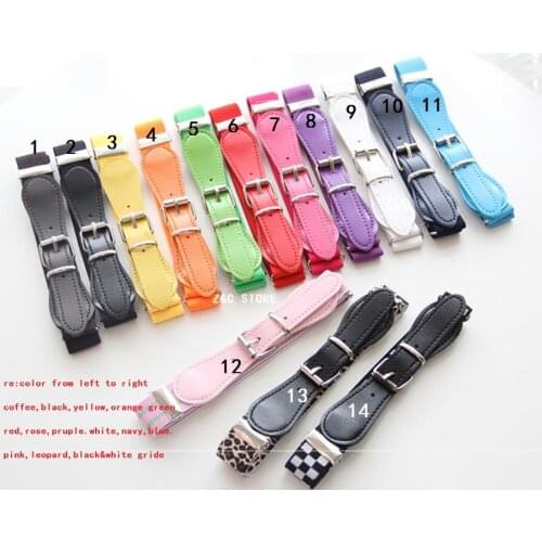 500pcs/lot Boys Girls Candy Color Elastic Adjustable Children Belt Buckle Strap/Children Elastic Waist Belt Waistband