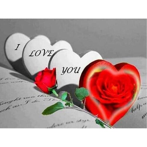 5D Diamond Painting Full Square Scenic Rose Embroidery Sale Diamond Mosaic Picture Rhinestone Home Decor Drop Ship LL705