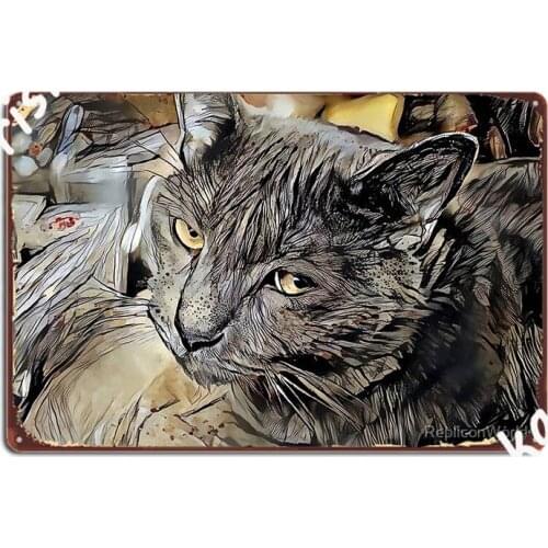 Artkat Ally Will Taste Bird Behind Glass In Mind Metal Plaque Poster Pub Garage Wall Decor Wall Cave Create Tin Sign Poster