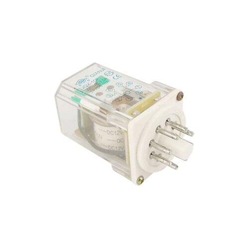JQX-10F 2Z DC 12V Coil General Purpose Relay DPDT 8 Pin Free Shipping