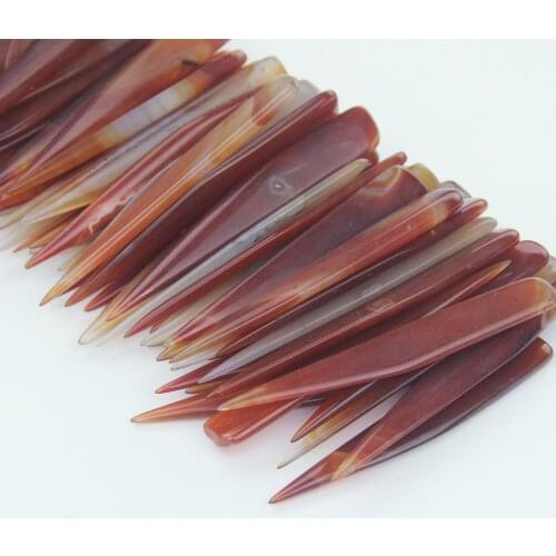 8cm Agate To Rub Leather Edge For Scoring Folding Creasing Paper Leathercrafts DIY Handmade Leather Tool Accessory