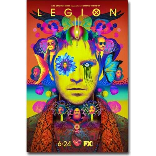 Legion Noah Hawley Season 3 Hot TV Series Silk Fabric Wall Poster Art Decor Sticker Bright