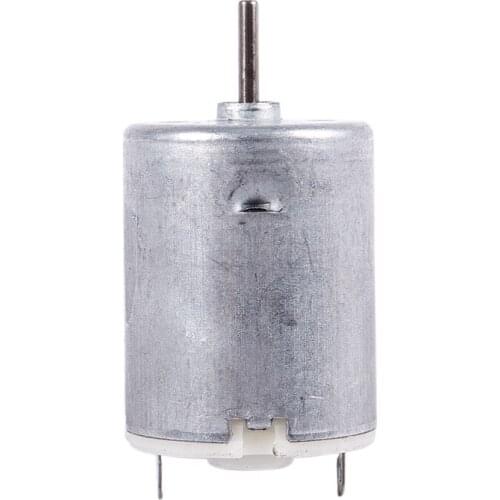 8000RPM 9V 68mA High Torque Magnetic Cylindrical Mini DC Motor Silver