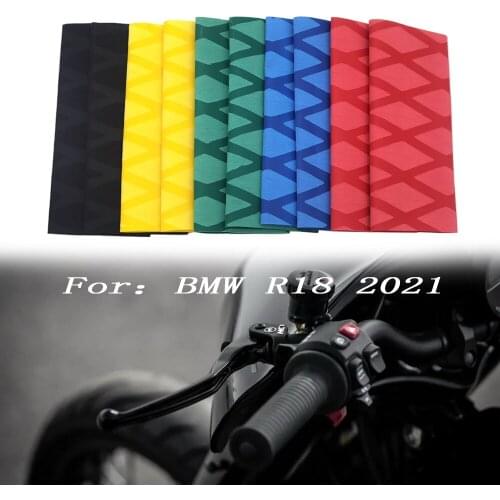 Non-slip Heat Shrink Grip 5 colors Rubber Grip Glove Handlebar Universal Motorcycle For BMW R18 2020 2021