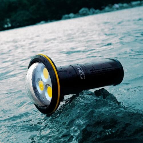 Nitescuba NSV10K Dive Photo Video Light 10000lumen High CRI 90 Underwater Flashlight for Photography with Instant Strobe Functio