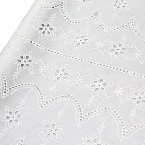 2021 new wave edge clothing accessories, flower lace full-width embroidery fabric