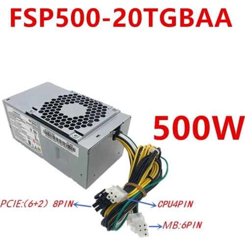 New PSU For Acer 6Pin 500W Power Supply FSP500-20TGBAA PA-1181-10AB/10AC FSP180-10TGBAA PA-2251-2AB FSP250-20TGPAA