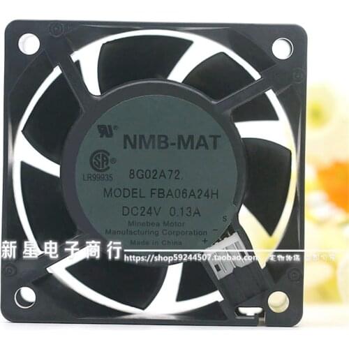Original FBA06A24H 6CM6025 24V0.13A Inverter 2-wire cooling fan
