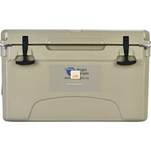 Wholesale 40QT Heavy duty rotomolded hard ice cooler box PU insulation for marine hunting camping