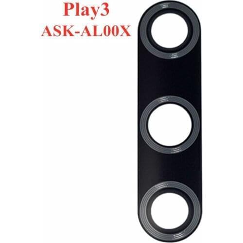 Original Back camera Glass Lens cover For Huawei Honor Play 3 ASK-AL00X Back Rear Camera Outside Glass Lens Case with stickers