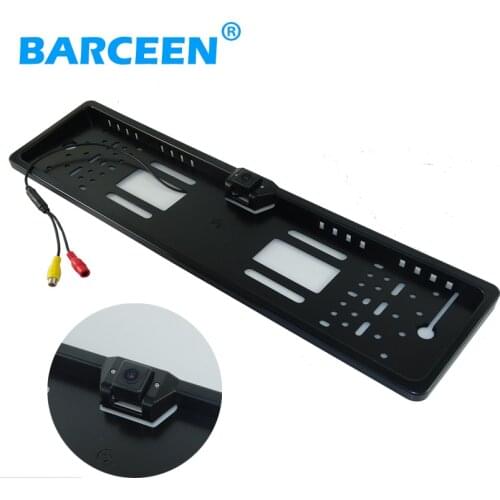 European Car License rear view camera Plate Frame universal car parking backup reverse camera CCD HD for EU Car