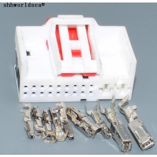 Shhworldsea 20pin for Volkswagen lifter motor A4L cab door plug 20 holes 4M0 971 975