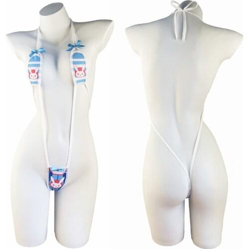 Japanese Anime School Swimsuit Student Cosplay Costume Sexy Underwear for Women Girls Bodysuits Jumpsuit Halloween Party