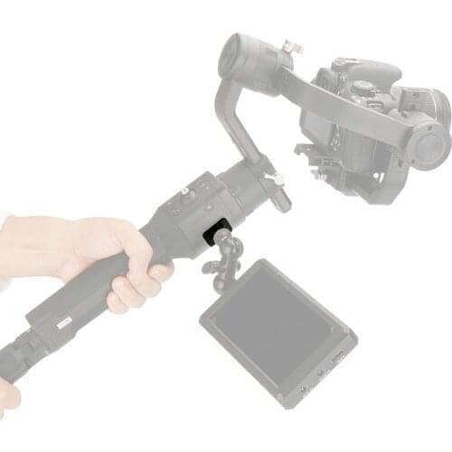 Replace Video Monitor Mounting Plate Mount for Dji Ronin S M4 to 1/4 Screw Adapter Extend Port for Monitor Magic Arm VS SmallRig