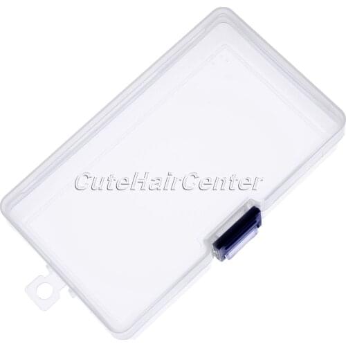 Hot Sale Transparent Plastic Storage Box for Cosmetics Jewelry Collection Cassette Cover Case Home Storage Organization