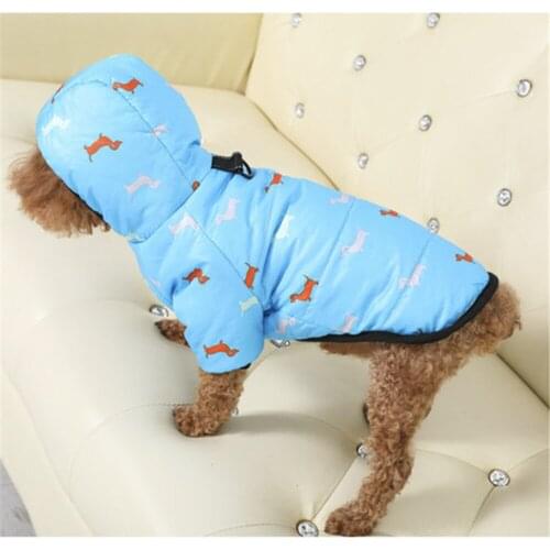 Winter Dog Clothes Yorkie Poodle Pomeranian Schnauzer Dog Coat Jacket Outfit Puppy Clothing Small Dog Costume Apparel Dropship
