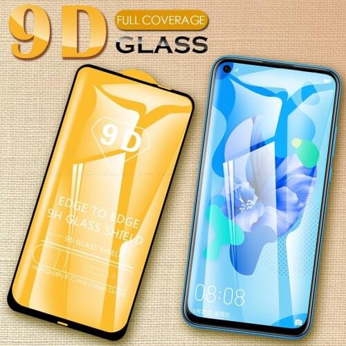 9D Protective Film Full Cover Screen Protector Tempered Glass For Huawei Nova 6 7 SE 7i 5Z 5T 5i 5 Pro 4 4e 3i 3e Lite 3 Plus