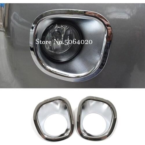 ABS Matte Front Fog Light Lamp Molding Garnish Bezel Protector Cover Trim For Nissan X-Trail T31 2008 2009 2010 Accessories