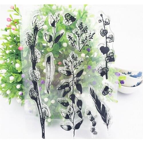 Hot sale Black vine Transparent Clear Stamps / Silicone Seals Roller Stamp for DIY scrapbooking photo album/Card Making