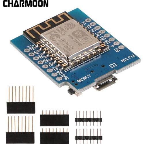 ESP8266 ESP-12 ESP12 ESP-12F D1 Mini Module D1 Mini WiFi Development Board Micro USB 3.3V Based On ESP-8266EX 11 Digital Pin
