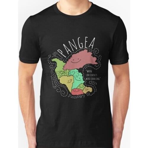 Men Short sleeve tshirt Reunite Pangea Funny Geology T shirt for Geologist T Shirt Women t-shirt