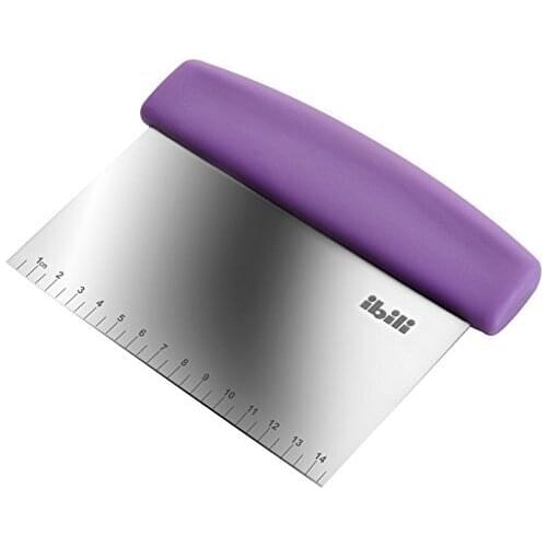 IBILI 738100-scraping for cutting masses in portions, stainless steel, 15x30x7.5 cm