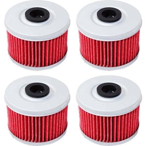 1/2/4pcs Oil Filter for Honda Foreman TRX400X TRX400EX TRX 400EX Fourtrax Rancher TRX420 TRX450 TRX500 FE/FM/FP/TE/TM TRX500S