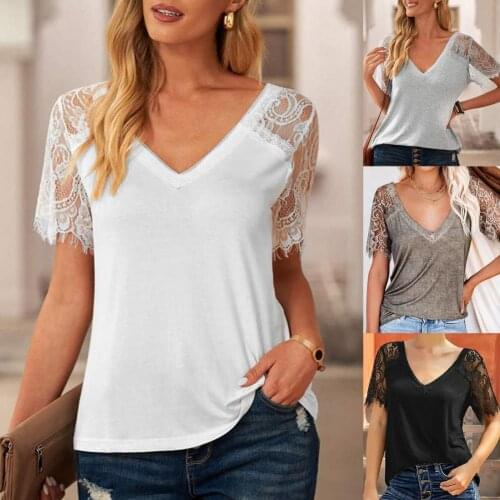 Fashion Harajuku T Shirt Women Short-sleeved Loose Casual Soft Splicing Irregular Cuff Blouse for Home Top Tee Vintage Clothing