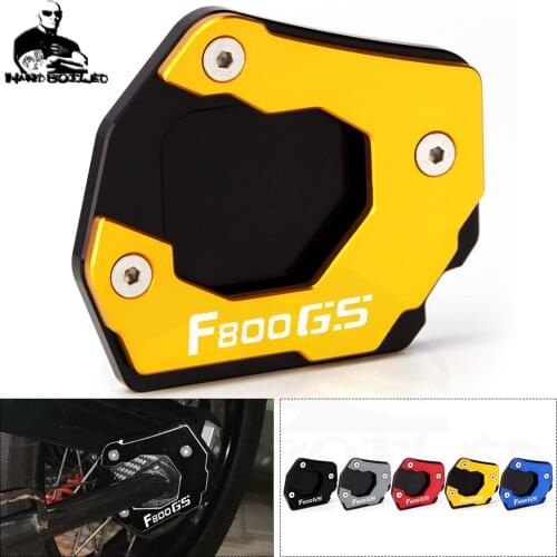 New F800 GS Colorful Accessories Motorcycle Kickstand Side Stand Enlarge Extension For BMW F800GS F 800 GS 2008 -2013 2014 2015