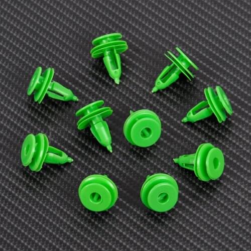 DWCX New 10x Green Nylon Door Trim Panel Clip Retainer 6503204 For Jeep Grand Cherokee WJ Dodge Stratus Chrysler Cirrus Breeze