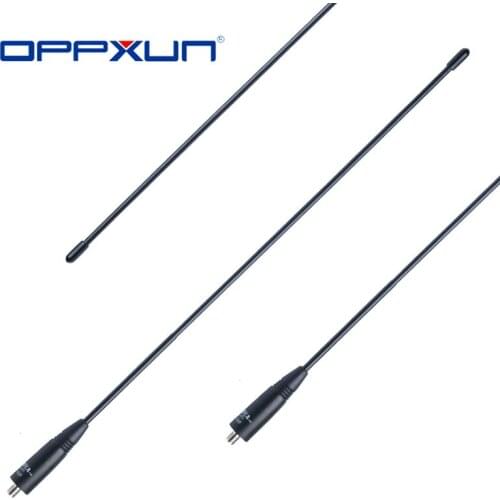 OPPXUN for Baofeng UV-9R Plus Era UV-XR Nagoya Na-771 SMA- Female 144/430MHz Dual Band Antenna Waterproof Walkie Talkie Radio