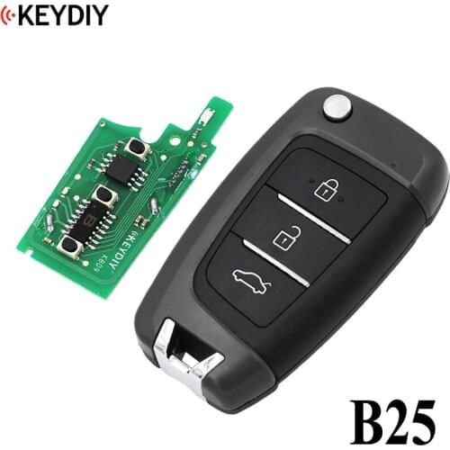 Original KEYDIY B25 for KD-X2 KD900 KD900+ URG200 Key Programmer Remote Control B-Series 3 Button Key