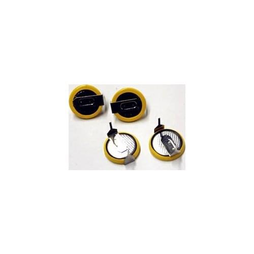 Clearance shipping 10pcs/lot CR1220 3V coin cell battery with solder pin 2015+ foot horizontal line 2