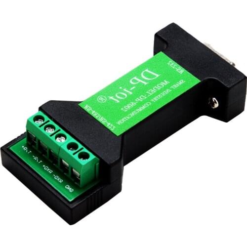 RS232 to RS485 converter passive anti-surge electrostatic type RS232 to RS485 / RS422 DP-6002