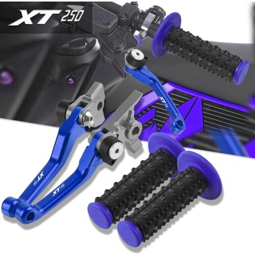 Dirt Bike Handle grips & Brake Clutch Lever FOR YAMAHA XT250 2005 2006 2007 2008 2009 2010 2011 2012 2013 2014 2015 2016 2017