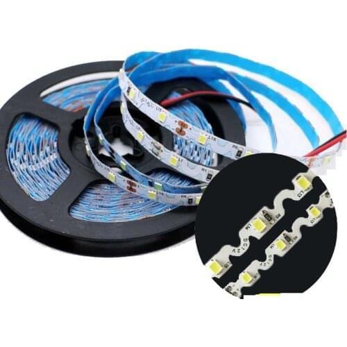 5m Waterproof S Shape LED Strip 6mm 8mm Mini Slim Word 2835 Bendable Flexible Soft Tape 12V 60leds Backlight for Letter