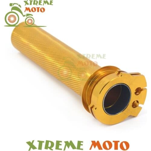 Billet CNC Gold Motorcycle Twister Throttle Tube For Suzuki RMZ 250 450 RMZ250 04-06 RMZ450 05 06 08-17 RMX450Z 10-16