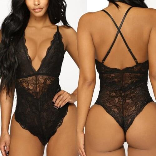 Women Plus Size XXL Nightwear Sexy Lingerie Underwear Sling Lace Racy Temptation Lenceria Erotic Mujer Lingerie Sexy Hot Erotic