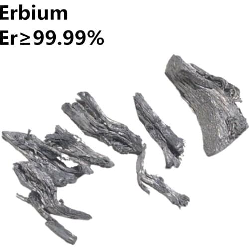 10 g Erbium Metal 99.99% Pure Dendritic Crystalline for Element Collection
