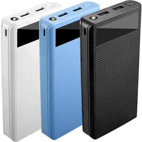 5V/2A Dual USB 7*18650 Power Bank Battery Box Mobile Phone Charger DIY Shell Case For iphone6 Plus S6 xiaomi