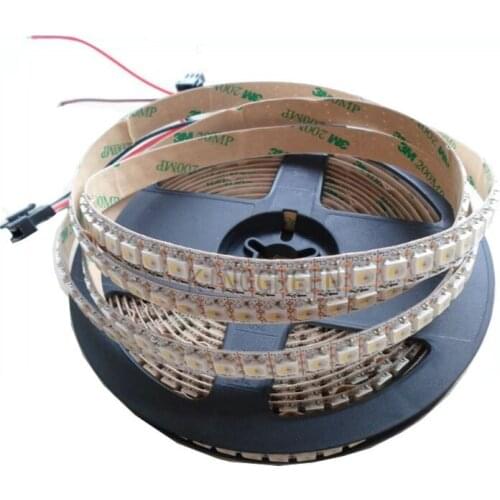 5mX Addressable SK6812 RGBW led strip DC5V input 30/60/72/144LEDs/m 5050 RGBW LED chip with integration SK6812IC free shipping