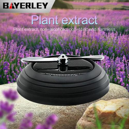 Solar Car Perfume Auto Air Freshener Creative Automotive Solid Car Aromatherapy Accessories Aluminium Alloy