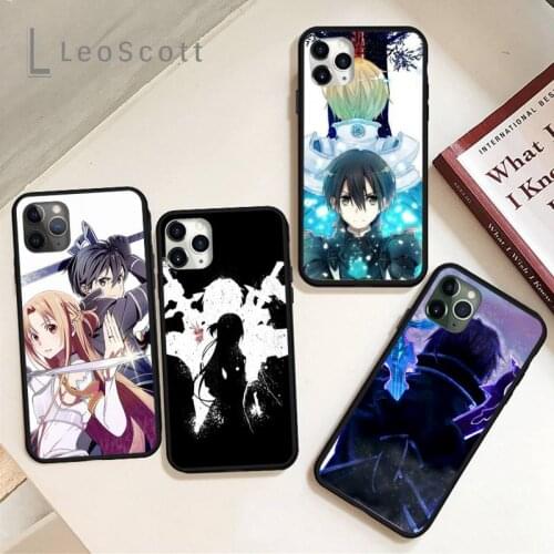 Sword Art Online SAO Phone Case for iPhone 11 12 mini pro XS MAX 8 7 6 6S Plus X 5S SE 2020 XR
